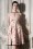 Vixen - Jacqueline Paper Doll Swing Dress Années 50 en Rose 3