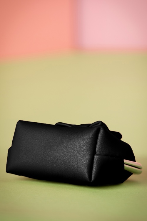Banned Retro - 50s Sienna Bow Small Wallet in Black 6