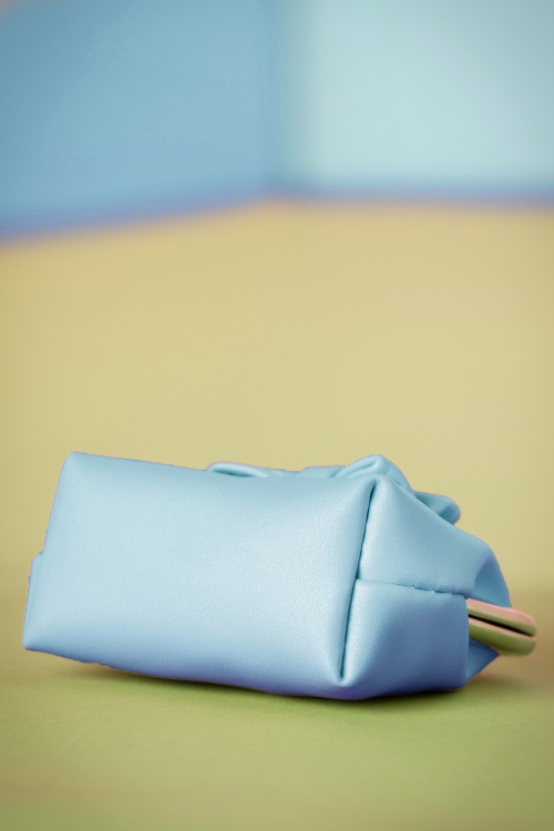 Banned Retro - 50s Sienna Bow Small Wallet in Blue 6
