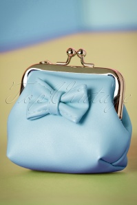Banned Retro - 50s Sienna Bow Small Wallet in Blue 3