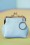 Banned Retro - Sienna Bow kleine portemonnee in blauw 4
