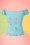 Banned Retro - 50s Time Lapse Flamingo Top in Light Blue 4