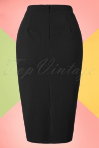Vintage Chic for Topvintage - 50s Joyce Pencil Skirt in Black 3
