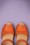 Lotta from Stockholm - 60s Loretta Leather Clogs in Orange 3