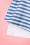 Emily and Fin - Pippa Striped Dress Années 50 en Bleu et Blanc 8