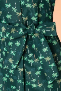 King Louie - Loren Palm Coat Années 60 en Vert Libellule 3