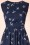 Emily and Fin - 50s Lucy Long Dragonfly Dress in Midnight Blue 3