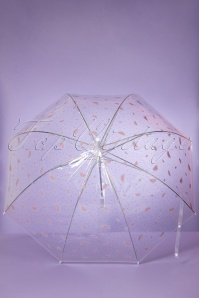 So Rainy - 60s My Sweet Watermelon Transparent Dome Umbrella in White 5