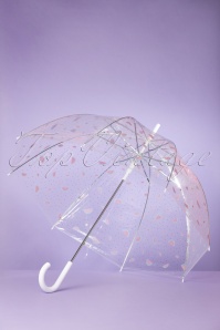 So Rainy - My Sweet Watermelon Transparent Dome Umbrella Années 60 en Blanc 4