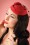 Banned Retro 50s Marilyn Fascinator in Red