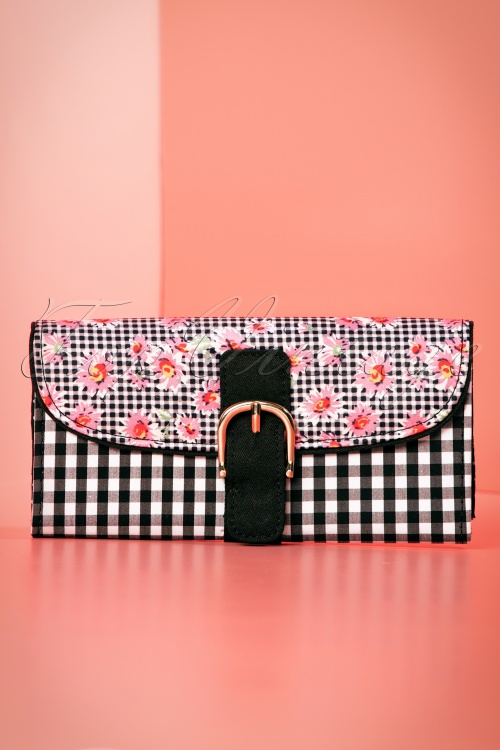 Ruby Shoo - Cosmo portemonnee in zwart en roze