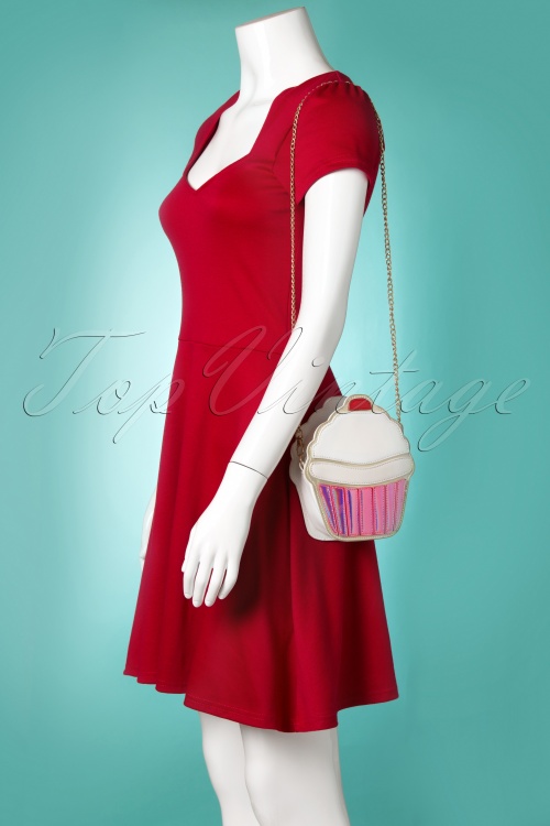 Collectif Clothing - Süßeste Cupcake-Umhängetasche aller Zeiten in Pink 7