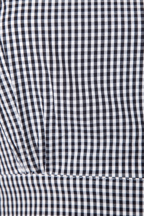 Banned Retro - 50s Fusion Gingham Top in Black 3