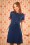 Mademoiselle Yeye Jen Dress in Navy Dots 19889 20161116 001W