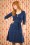Mademoiselle Yeye June Dress Blue Dots 19888 20161117 001W