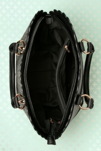 La Parisienne - 30s Adana Art Deco Handbag in Black 3