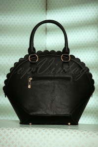 La Parisienne - 30s Adana Art Deco Handbag in Black 4