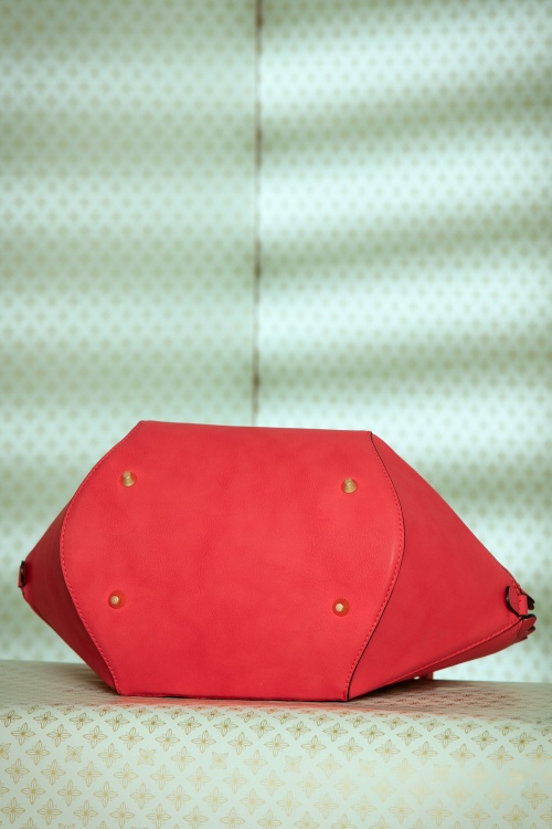 La Parisienne - 30s Adana Art Deco Handbag in Red 6
