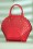 La Parisienne - Adana Art Deco Handtasche in Rot 2