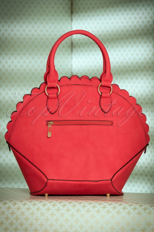La Parisienne - Adana Art Deco Handbag Années 30 en Rouge 5