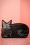 Banned Alternative - Kitty Kat Bag Années 50 en Noir