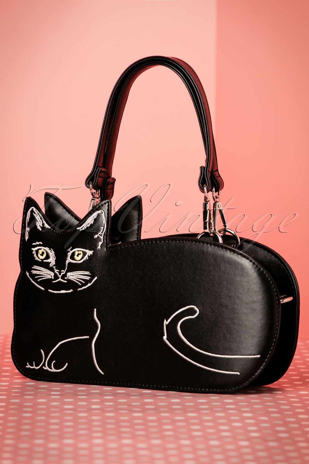 50s Kitty Kat Bag in Black