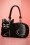 Banned Alternative - Kitty Kat Bag Années 50 en Noir 2