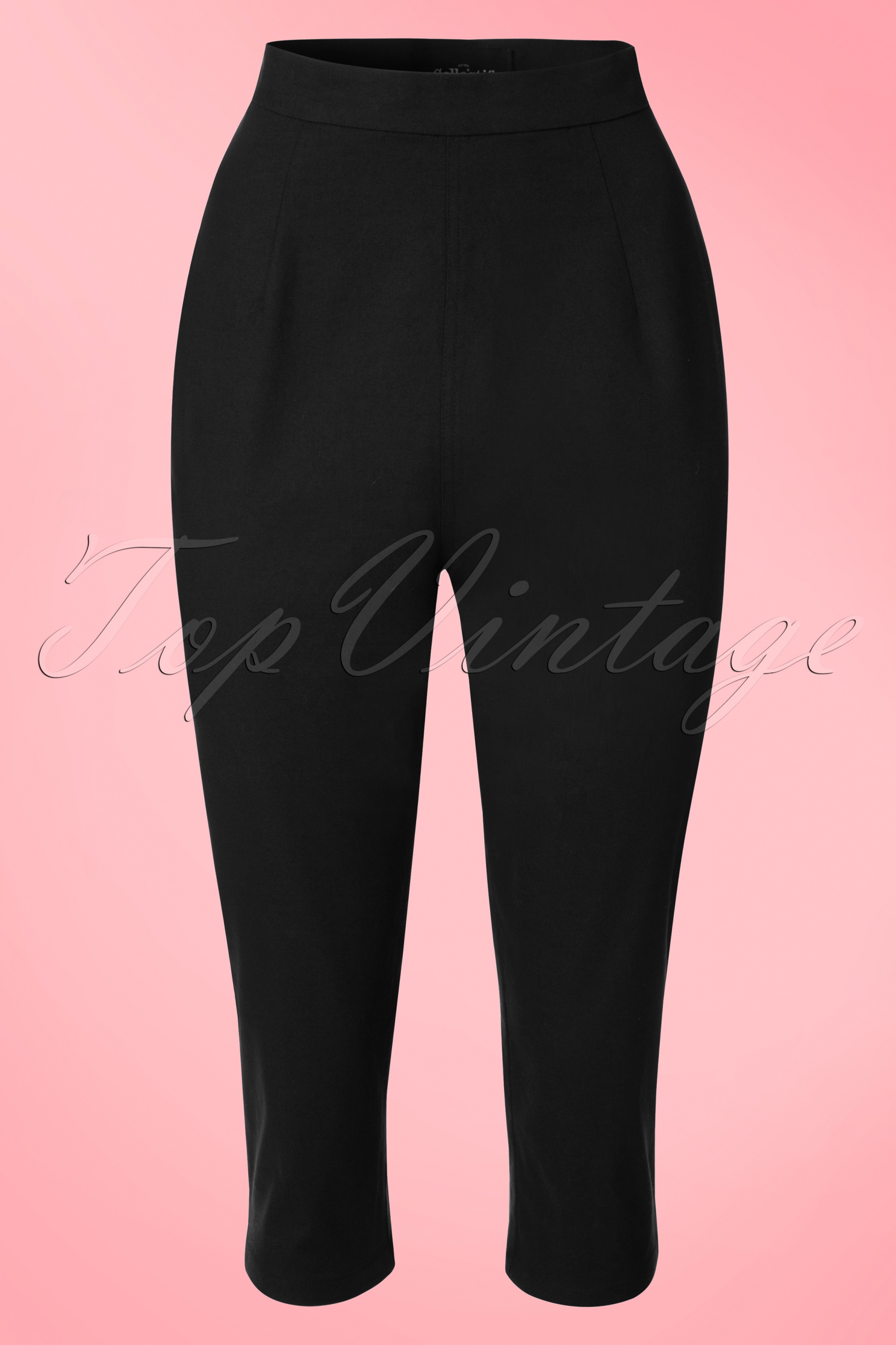 Collectif Clothing - Gracie Capri in zwart 2