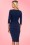Vintage Chic for Topvintage - 50s Denise Pencil Dress in Navy 7
