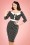 Dancing Days by Banned Black and White Striped Pencil Dress 100 14 20979 20170213 0008W