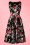 Hearts & Roses  Black Floral Swing Dress 102 14 17125 03182016 020W