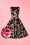 Hearts & Roses  Black Floral Swing Dress 102 14 17125 03182016 011W1