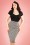 Vintage Chic  TopVintage Exclusive Black White Striped Pencil Skirt 120 59 21026 20170203 01W
