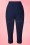 Collectif Clothing Gracie Plain Capris in Navy 20650 20161201 0017w