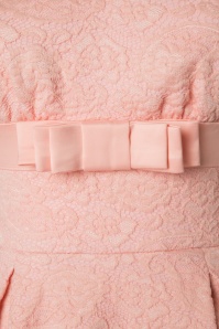 Vixen - 50s Lauren Lace Dress in Peach Pink 5