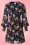 Traffic People Navy Floral 60s Dress 106 39 19872 20170210 0005W