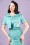 Collectif Clothing - 50s Ellie Cropped Jacket in Light Blue