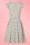 Fever - 50s Mary Dots Prom Dress in Ivory and Black 6
