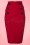 Steady Clothing - TopVintage exclusive ~ 50s Vivian Pencil Skirt in Red 2