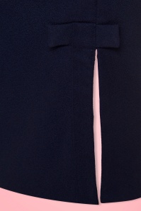 Fever - 50s Ashcott Pencil Skirt in Navy 5