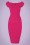 Vintage Chic for Topvintage - 50s Louisa Pencil Dress in Magenta 2