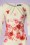Vintage Chic Red Cream Floral Pencil Dress 100 57 21509 20170307 0003V
