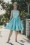 Collectif Clothing - Jade Swing Dress Années 50 en Bleu Clair 6