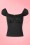 Steady Clothing - 50s Bonnie Top in Black 2