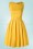 50s Lola Polkadot Swing Dress in Yellow