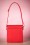 La Parisienne - 60s Francis Bow Shoulder Bag in Red 5