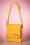 La Parisienne - 60s Francis Bow Shoulder Bag in Mustard 3