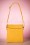 La Parisienne - 60s Francis Bow Shoulder Bag in Mustard 5
