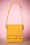 La Parisienne - 60s Francis Bow Shoulder Bag in Mustard