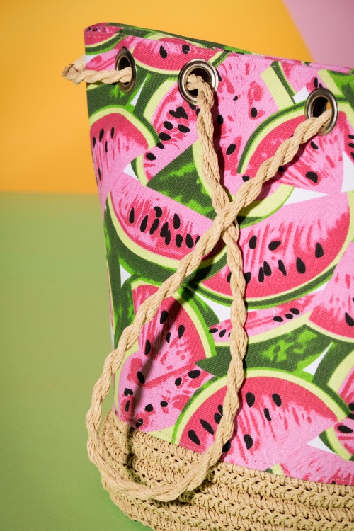 Collectif Clothing - Tropische Wassermelonen-Strandtasche 3